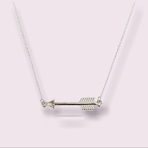 Arrow Silver Colored Necklace